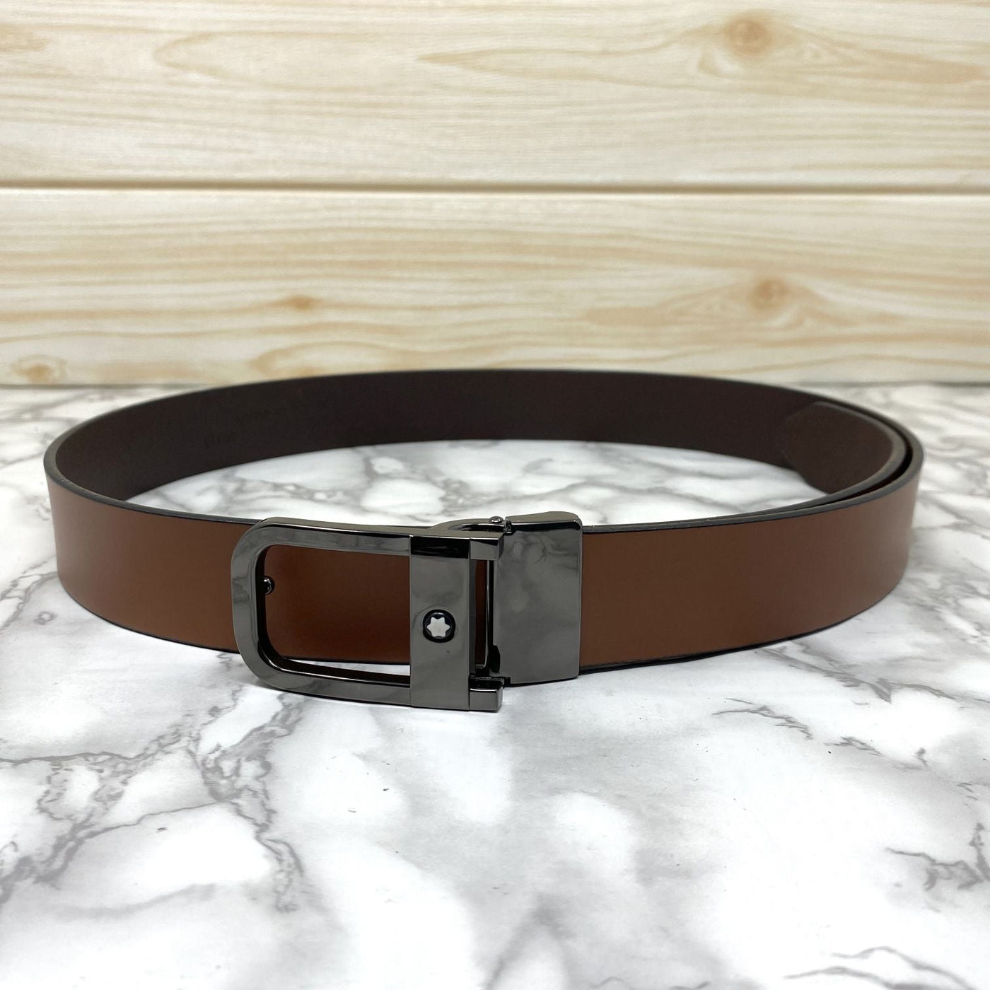 Casual U-Shape Leather Strap Belt For Men-UniqueandClassy