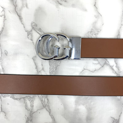 Stylish New Arrival GG Letter Pure Leather Belt-UniqueandClassy