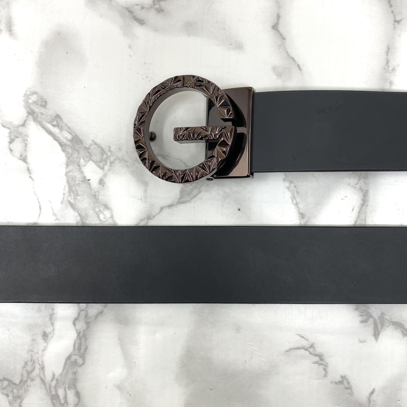 Premium Shiny G-letter Design Formal Leather Belt-UniqueandClassy