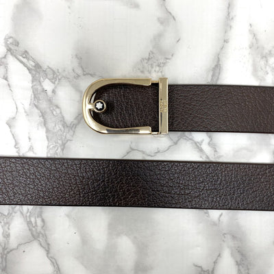 U-Shape Signature Formal Leather Strap Belt-UniqueandClassy