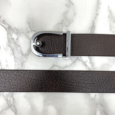 U-Shape Signature Formal Leather Strap Belt-UniqueandClassy