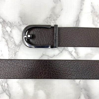 U-Shape Signature Formal Leather Strap Belt-UniqueandClassy