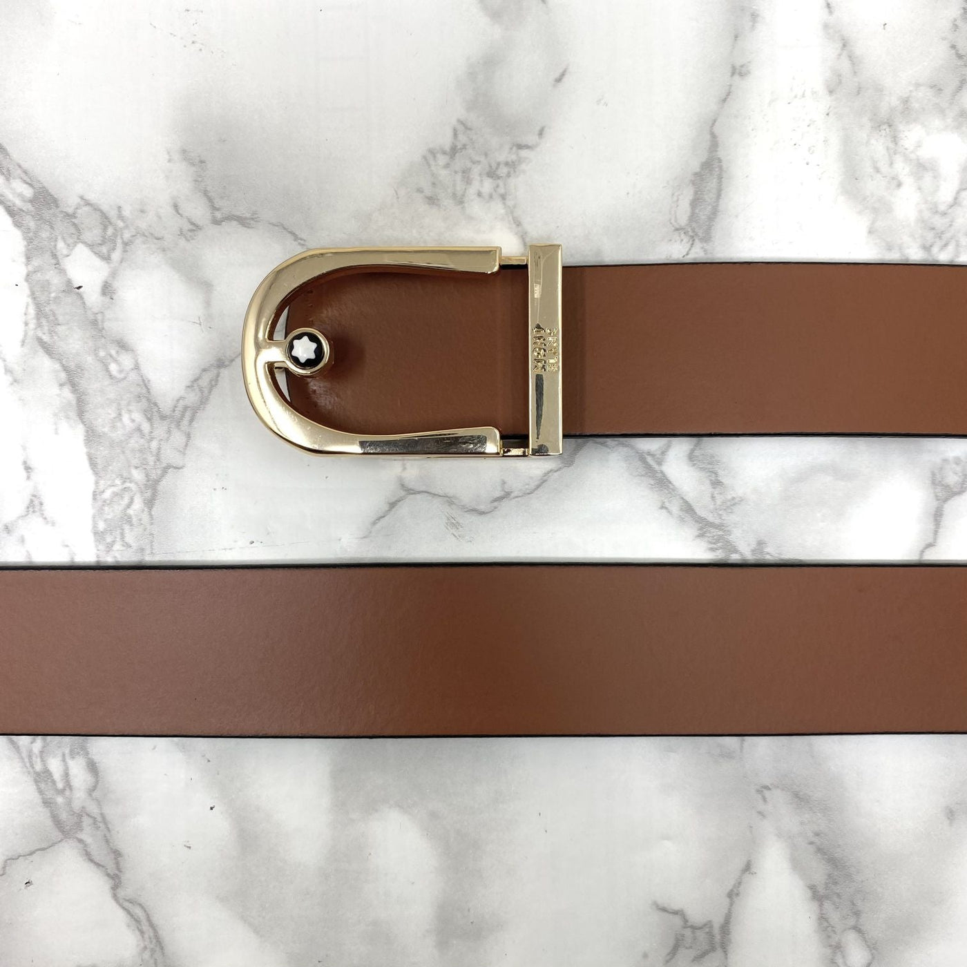 U-Shape Signature Formal Leather Strap Belt-UniqueandClassy