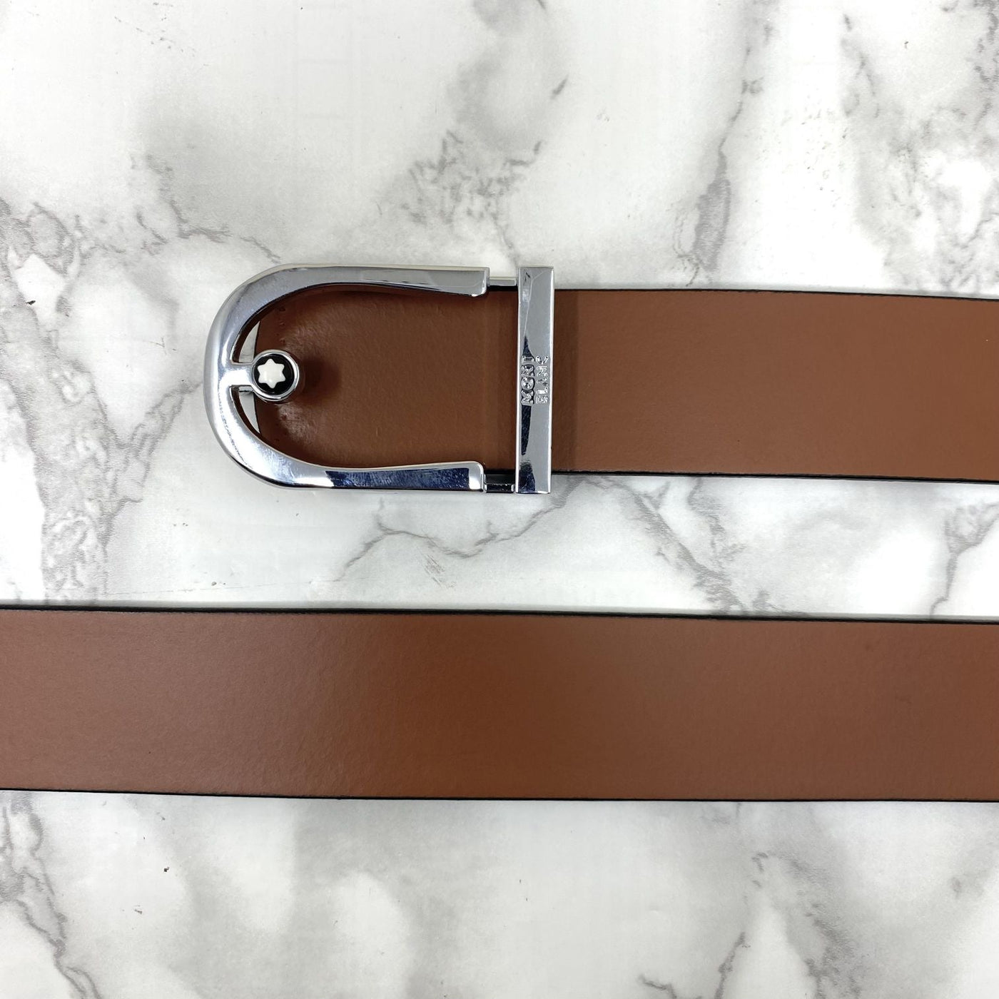 U-Shape Signature Formal Leather Strap Belt-UniqueandClassy