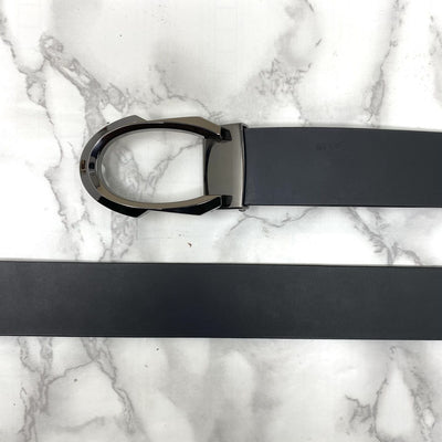 Signature C Logo Leather Belt For Unisex-UniqueandClassy