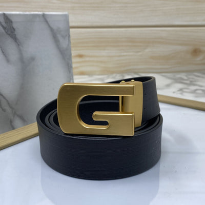 Metal  G-Shape Leather Strap Belt-UniqueandClassy