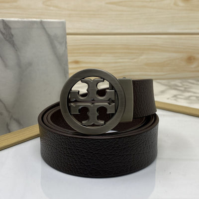 Classy Round Formal Leather Strap Belt-UniqueandClassy