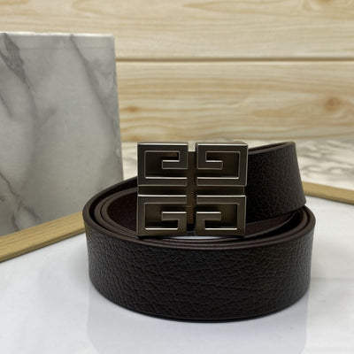 Square Section Leather Strap Belt-UniqueandClassy