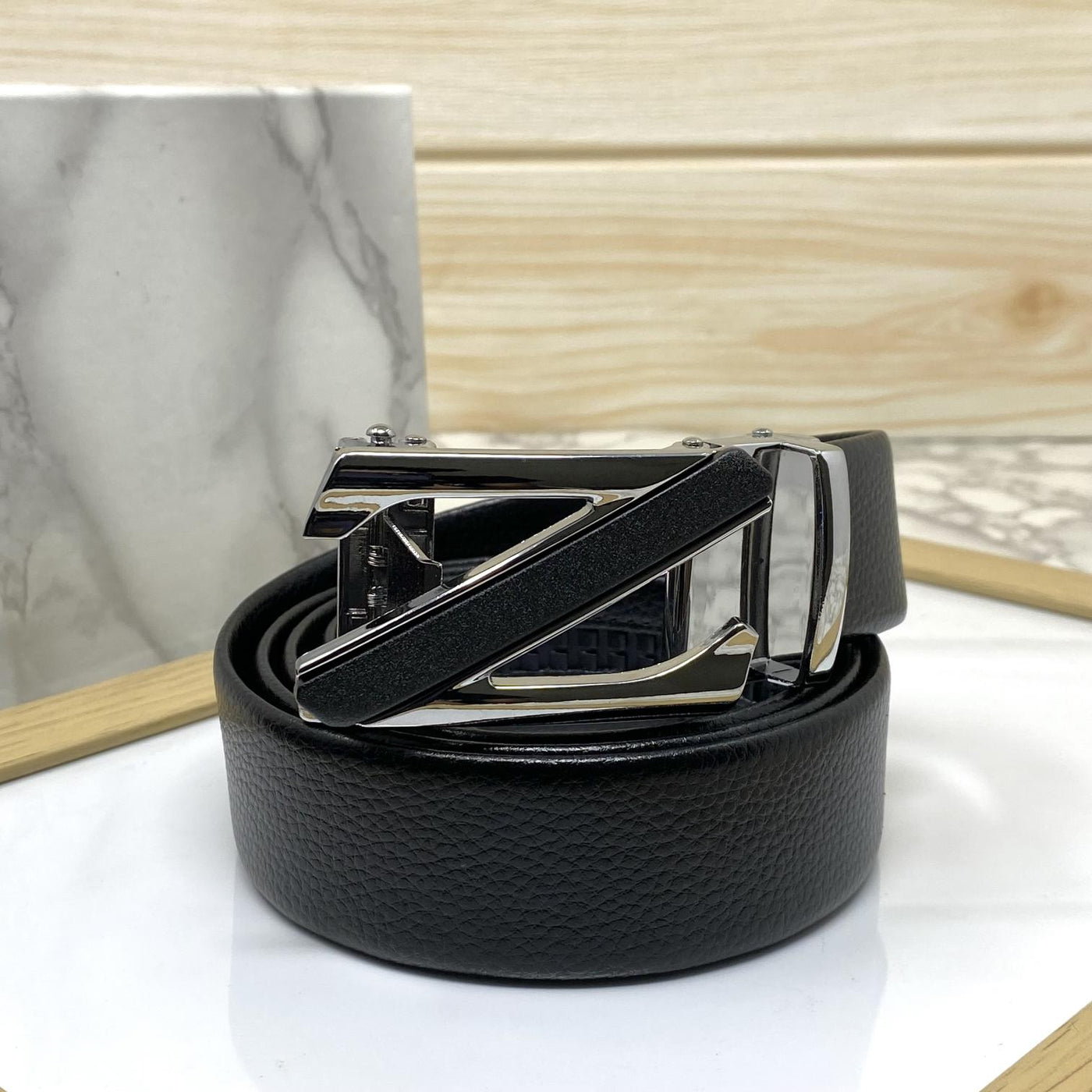 Casual Z-Shape Two Tone Adjustable Auto Belt For Men-UniqueandClassy