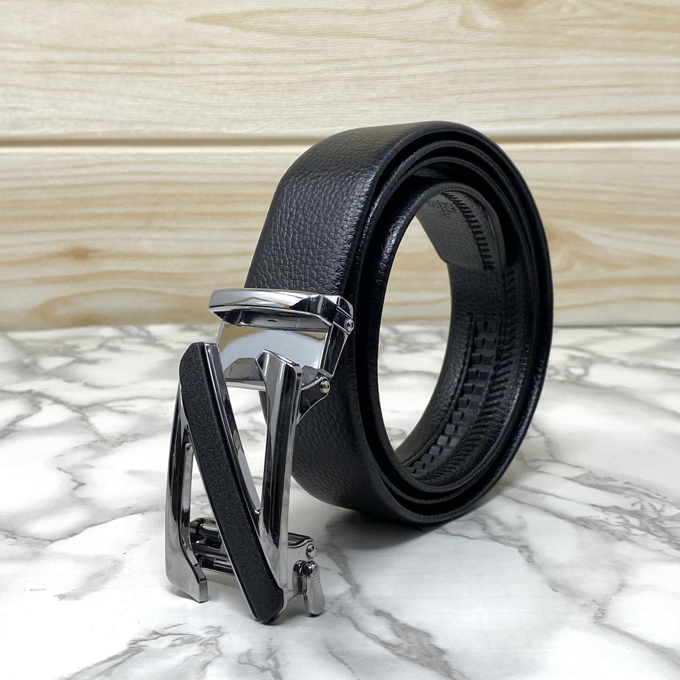 Casual Z-Shape Two Tone Adjustable Auto Belt For Men-UniqueandClassy