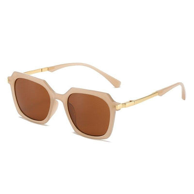 Retro Polygon Square Designer Frame Vintage Fashion Sunglasses For Unisex-Unique and Classy