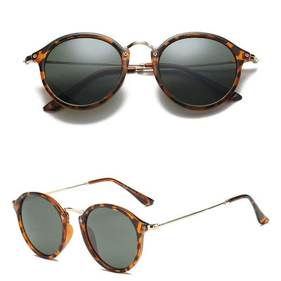 Luxury Unique Retro Fashion Brand Stylish Round Designer Frame Vintage Classic Sunglasses For Men And Women-Unique and Classy
