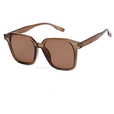 Oversized Square Cool Fashion Vintage Brand Sunglasses For Unisex-Unique and Classy