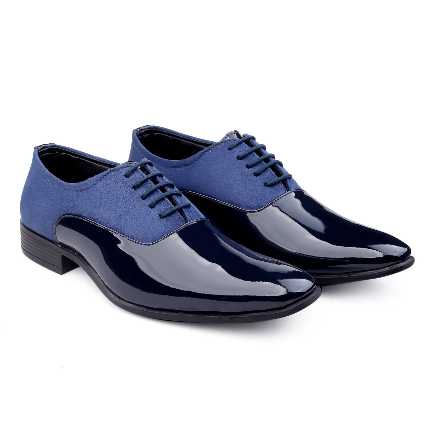 Classy Office,Wedding,Party Wear Blue Shoes With Lace-Up For All Season-Unique and Classy