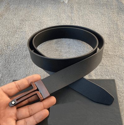 Classic Design Leather Strap Belt With Pressing Buckle-Unique and Classy