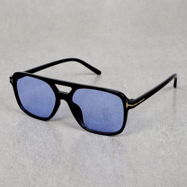 Classic Square Black Blue Sunglasses For Men And Women-Unique and Classy