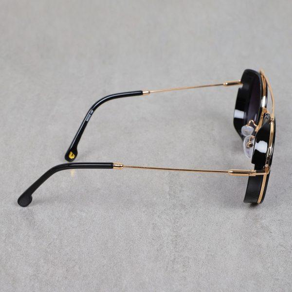 Metal Frame Round Gold Black Gradient Sunglasses For Men And Women-Unique and Classy