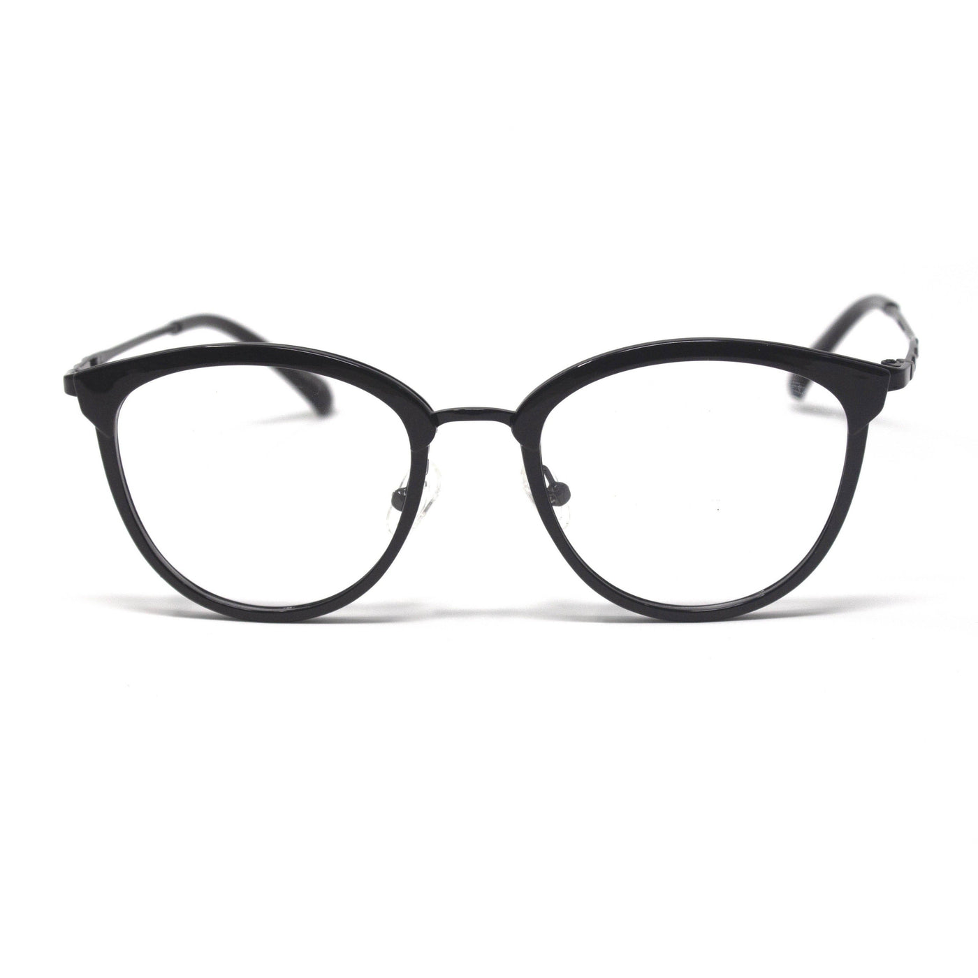 Oval Black Round Frame Eyewear