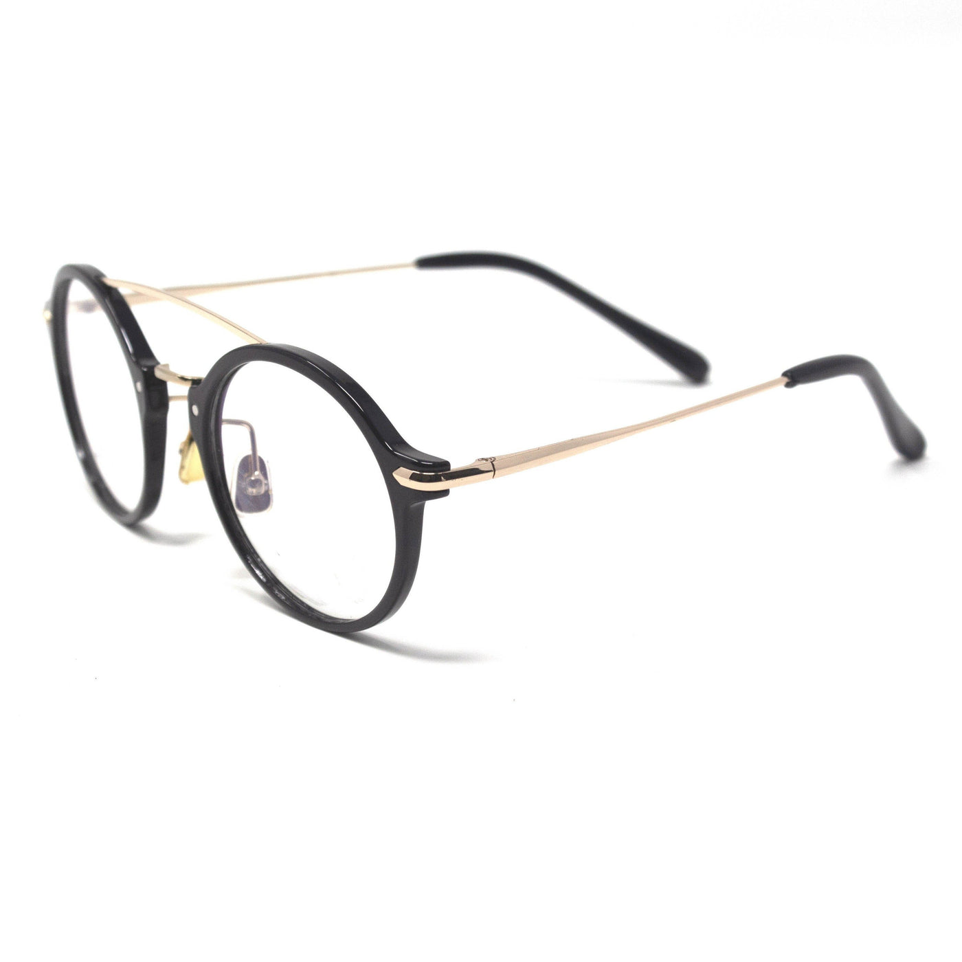 Oval Shape Bridge Black Eyewear