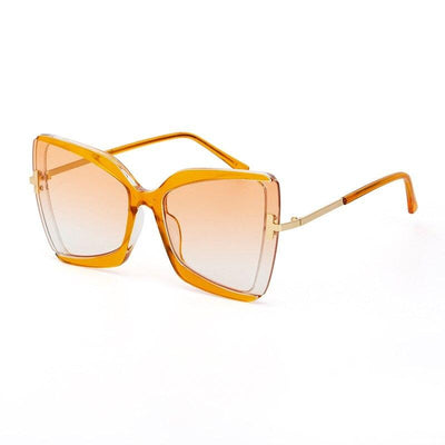 2021 New Vintage Brand Trendy Retro Fashion Designer Oversized Square Big Frame Colorful Shades Sunglasses For Men And Women-Unique and Classy