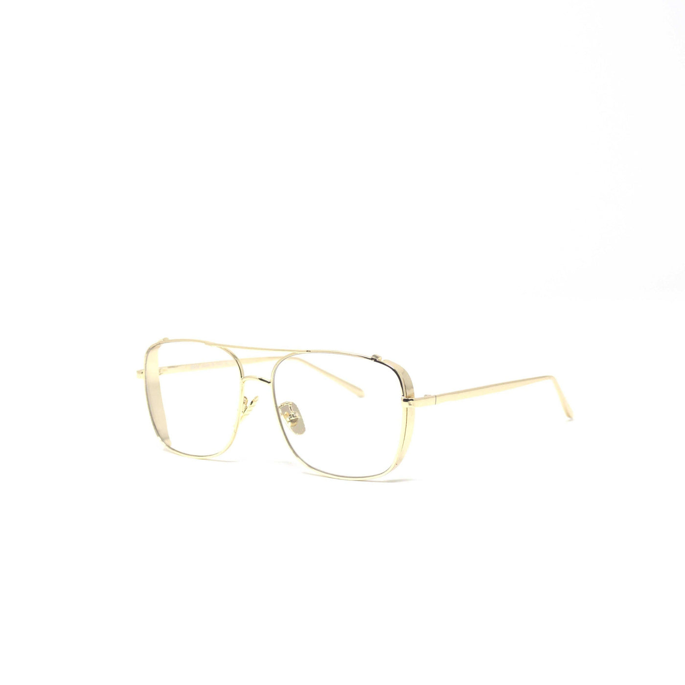 Pilot Square Gold Frame Eyewear