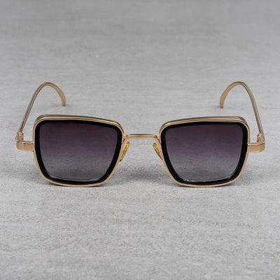 Kabir Singh Golden Black Sunglasses For Men And Women-Unique and Classy