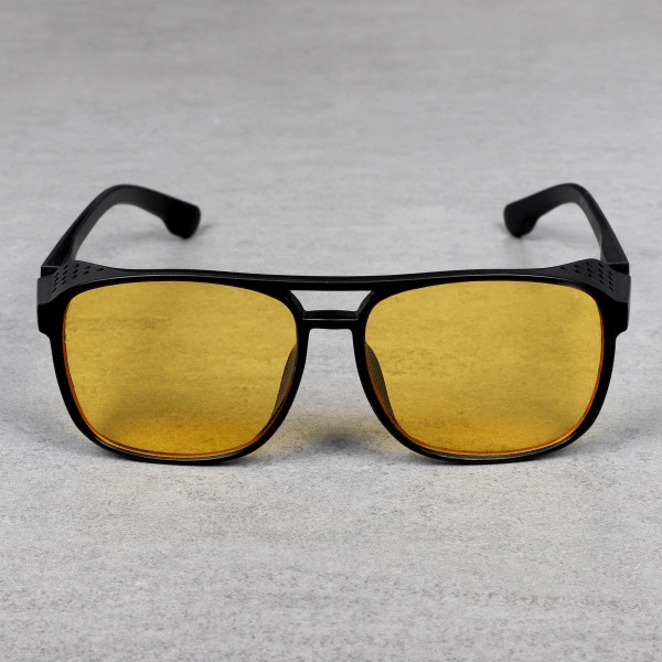 Stylish Square Candy Yellow Sunglasses For Men And Women-Unique and Classy