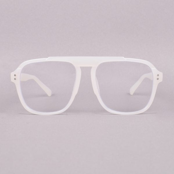 Retro Brand Designer Photochromic White-Clear Lens Sunglasses For Unisex-Unique and Classy