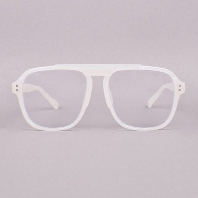 Retro Brand Designer Photochromic White-Clear Lens Sunglasses For Unisex-Unique and Classy