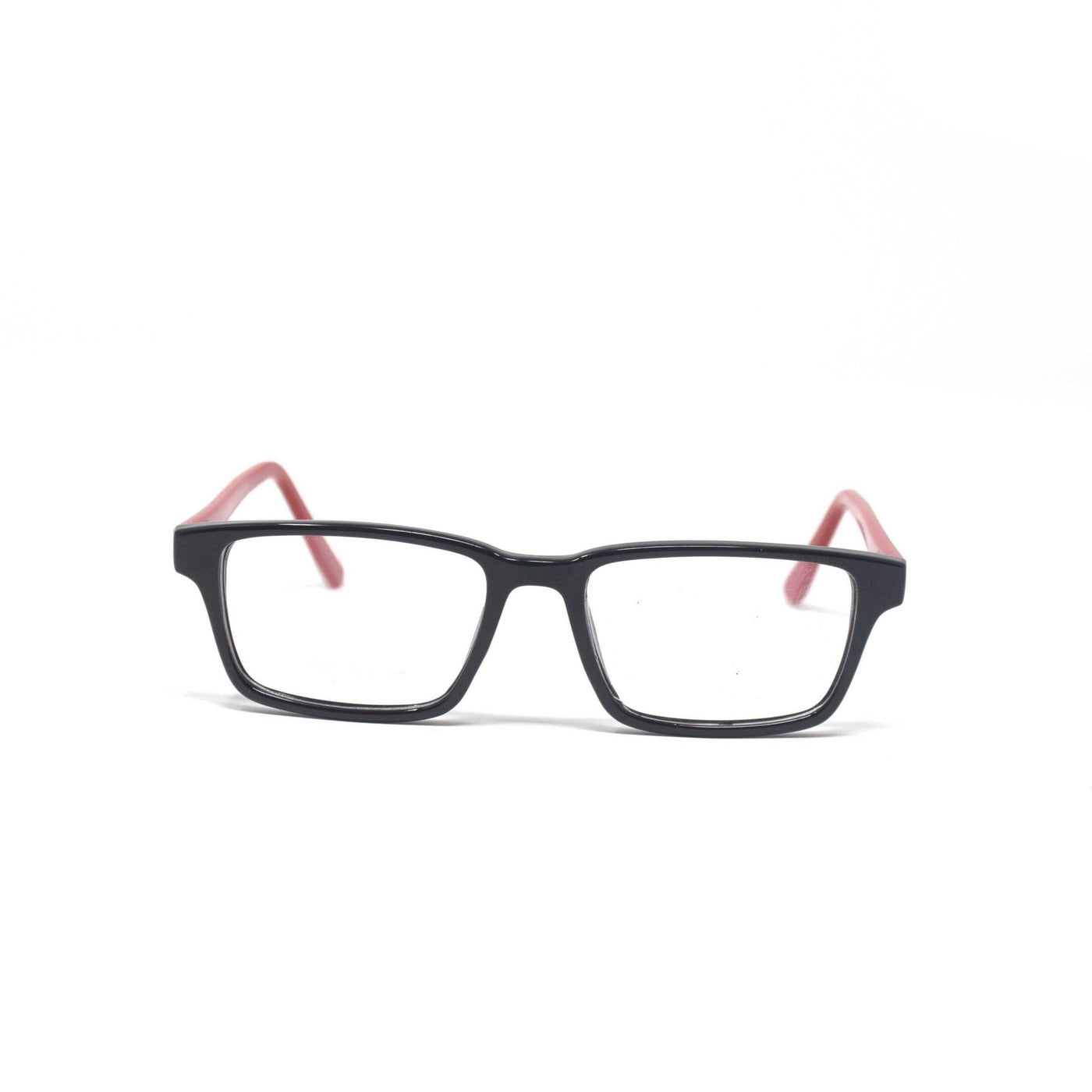 Stylish Retro Square Black Red Optical Eyewear