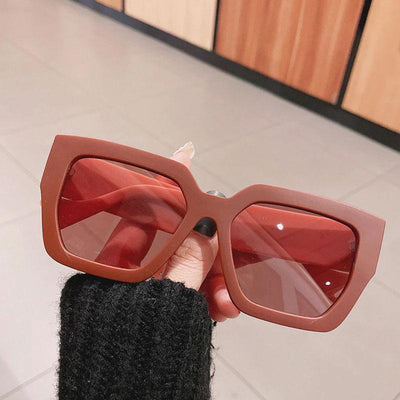 Retro Fashion Brand Oversized Square Designer Sunglasses For Men And Women-Unique and Classy