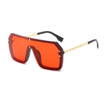 Brand Designer Square New Oversized One Piece Sunglasses For Men And Women-Unique and Classy