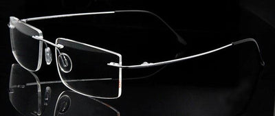 Rimless Computer Titanium Square Frame Sunglasses For Men And Women-Unique and Classy