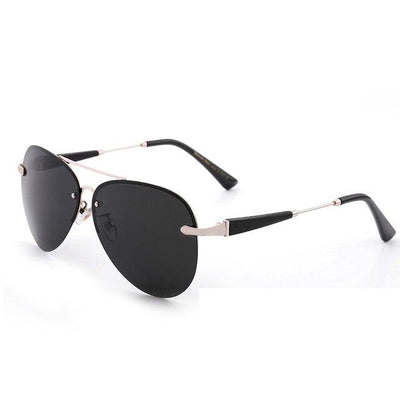 Trendy Rimless Designer Pilot Metal High Quality Polarized Frame Top Retro Brand UV400 Driving Sunglasses For Men And Women-Unique and Classy