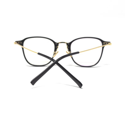 Square Glossy Black Frame Eyewear