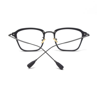Square Matt Black Frame Eyewear
