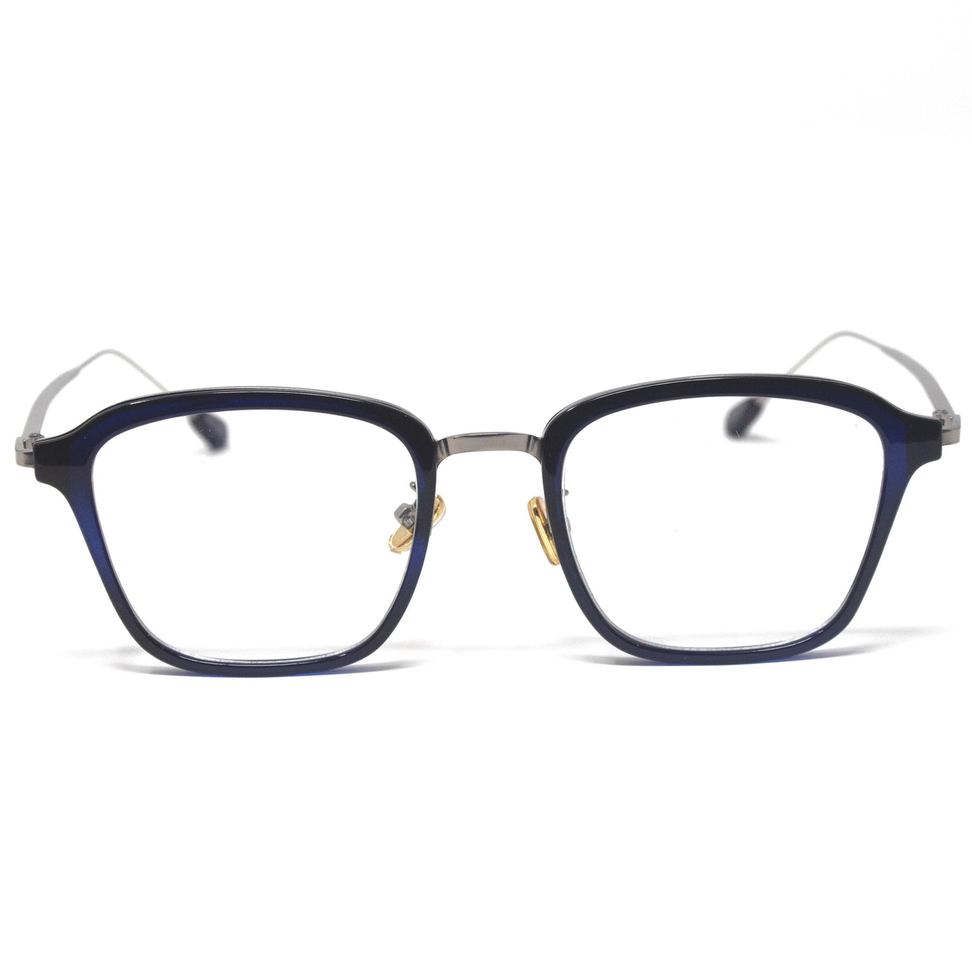 Square Shape Dark Blue Frame Eyewear