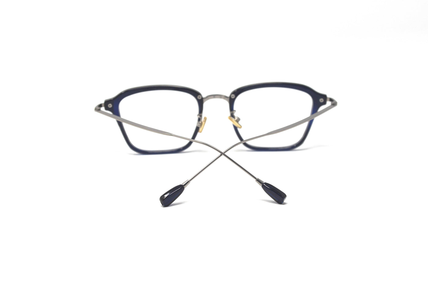 Square Shape Dark Blue Frame Eyewear