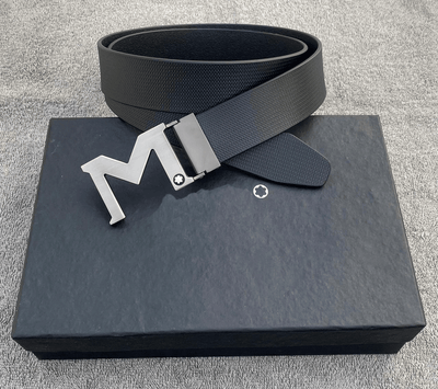 M Latter Leather Strap Designer Belts For Men's -Unique and Classy