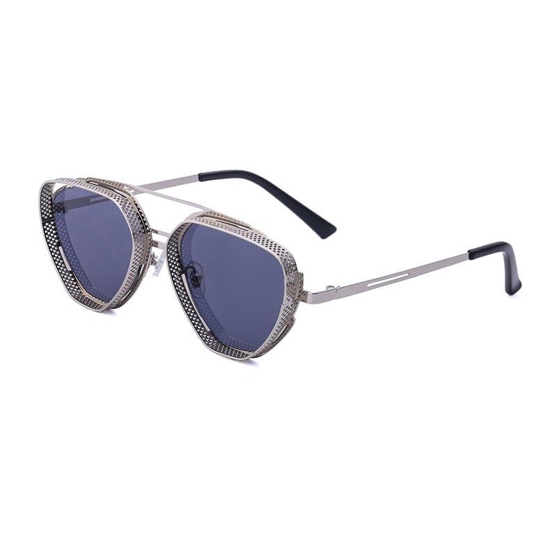 2021 Hollow Triangle Frame Retro Steampunk Fashion Sunglasses For Unisex-Unique and Classy