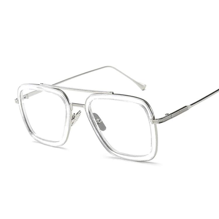 Tony Stark Blue Blocking Lens Eyeglasses For Men And Women