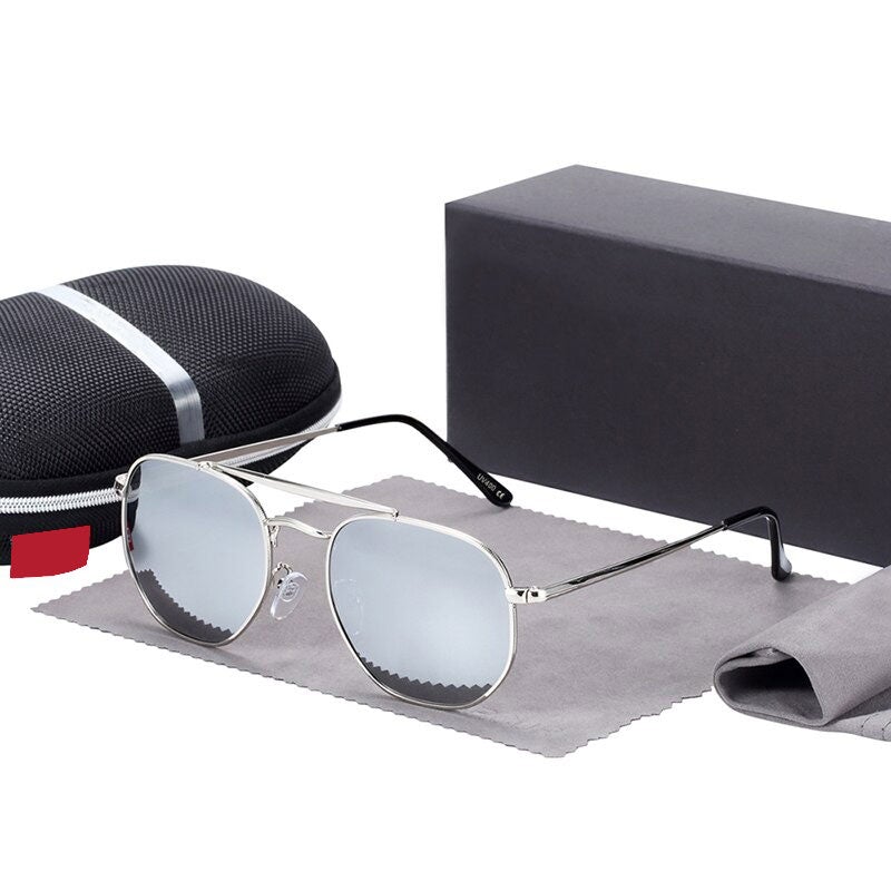 Polarized Square Frame Top Brand Sunglasses For Unisex-Unique and Classy