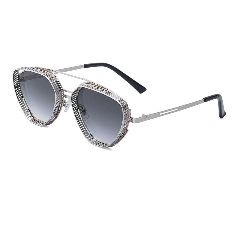 Retro Hollow Steampunk Cool Frame Sunglasses For Unisex-Unique and Classy