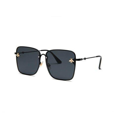 Square Alloy Gradient Crystal Sunglasses For Unisex-Unique and Classy