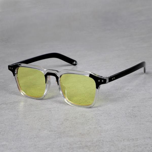 Stylish Square Light Weight Yellow Candy Sunglasses For Men And Women-Unique and Classy