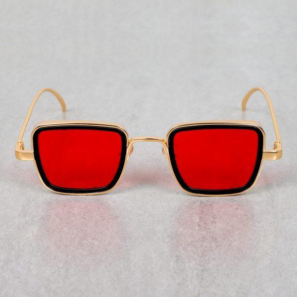 Kabir Singh Golden Red Sunglasses For Men And Women-Unique and Classy