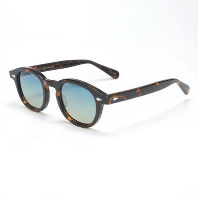 Johnny Depp Style Polarized UV400 Gradient Retro Acetate Frame Brand Vintage Designer Sunglasses For Men And Women-Unique and Classy