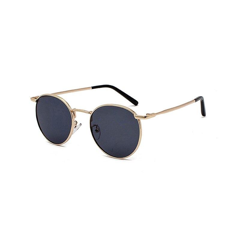 Trendy Retro Fashion Metal Round Frame Sunglasses For Unisex-Unique and Classy