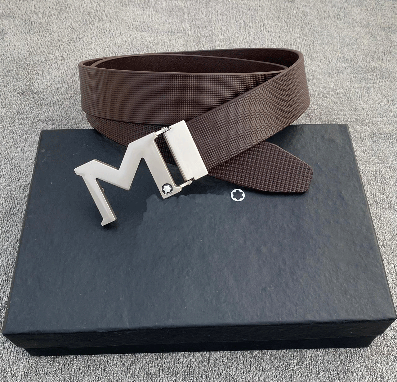 M Latter Leather Strap Designer Belts For Men's -Unique and Classy