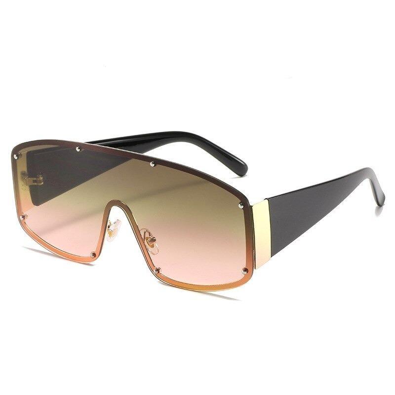 Oversized One Lens Vintage Sunglasses For Men And Women-Unique and Classy